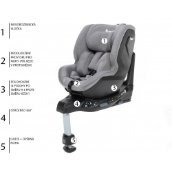 ZOPA Autosedačka Voyager 2, Silver Grey Silver Grey