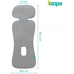 ZOPA Prodyšná podložka do autosedačky Breeze sk. 1, Sand Shell Sand Shell