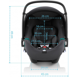 BRITAX Autosedačka set Baby-Safe iSense+Flex Base iSense+autosedačka Dualfix iSense, Indigo Blue Indigo Blue