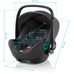 BRITAX Autosedačka set Baby-Safe iSense+Flex Base iSense+autosedačka Dualfix iSense, Indigo Blue Indigo Blue