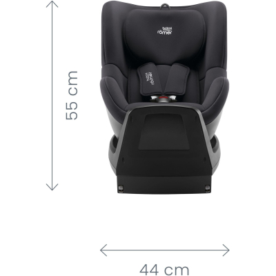 BRITAX Autosedačka Dualfix M Plus, Space Black Space Black