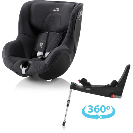 BRITAX Autosedačka Dualfix 3 i-size Bundle Flex 5Z, Fossil Grey Fossil Grey