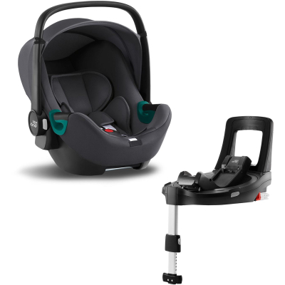 BRITAX Autosedačka Baby-Safe 3 i-Size Bundle Flex iSense, Midnight Grey Midnight Grey