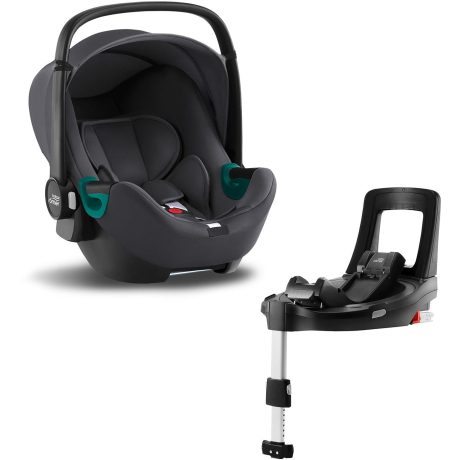 BRITAX Autosedačka Baby-Safe 3 i-Size Bundle Flex iSense, Midnight Grey Midnight Grey