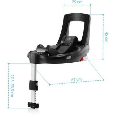 BRITAX Autosedačka Baby-Safe 3 i-Size Bundle Flex iSense, Midnight Grey Midnight Grey