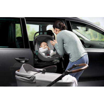 BRITAX Autosedačka Baby-Safe 3 i-Size Bundle Flex iSense, Midnight Grey Midnight Grey