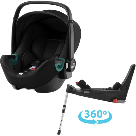 BRITAX Autosedačka Baby-Safe 3 i-Size Flex Base 5Z Bundle, Space Black Space Black