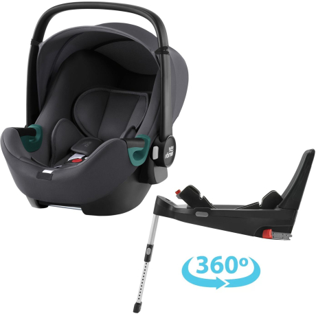 BRITAX Autosedačka Baby-Safe 3 i-Size Flex Base 5Z Bundle, Midnight Grey Midnight Grey