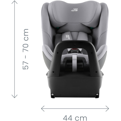 BRITAX Autosedačka Swivel, Frost Grey