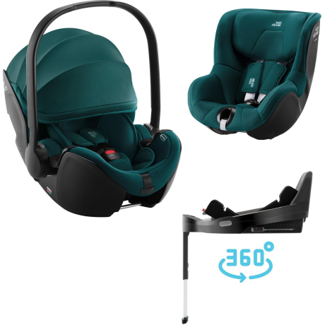 BRITAX Autosedačka set Baby-Safe Pro + Vario Base 5Z + autosedačka Dualfix 5z, Atlantic Green