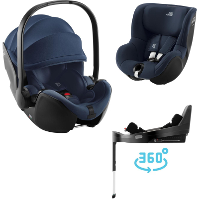 BRITAX Autosedačka set Baby-Safe Pro + Vario Base 5Z + autosedačka Dualfix 5z, Night Blue