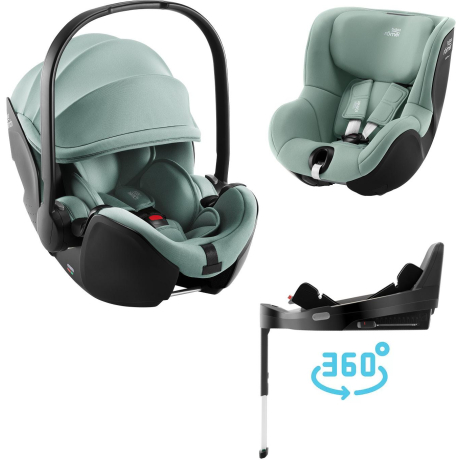 BRITAX Autosedačka set Baby-Safe Pro + Vario Base 5Z + autosedačka Dualfix 5z, Jade Green