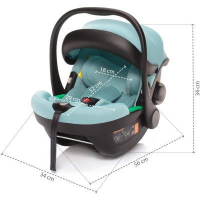 ZOPA Autosedačka XM Plus i-Size, Coral Pink