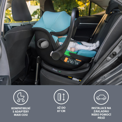 ZOPA Autosedačka XM Plus i-Size bundle, Boss Grey