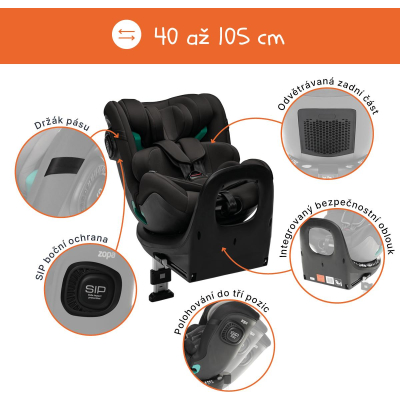 ZOPA Autosedačka Voyager Maxi, Toffee Brown