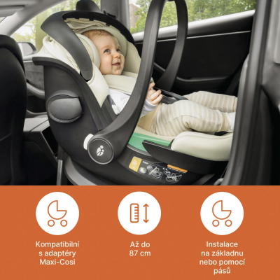 ZOPA Autosedačka XM Plus i-Size bundle, Ivory Beige