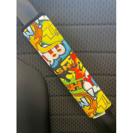 Polstrování na bezpečnostní pás - komiks