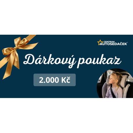 Dárkový poukaz na autosedačky – ideální dárek pro děti | Centrum Autosedaček