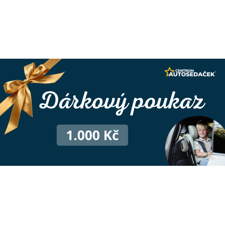 Dárkový poukaz na autosedačky – ideální dárek pro děti | Centrum Autosedaček