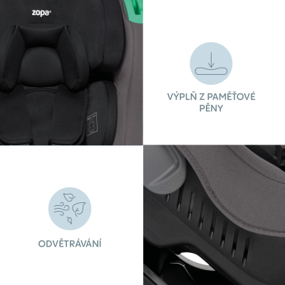 ZOPA Autosedačka Verso R129, Ivory Beige