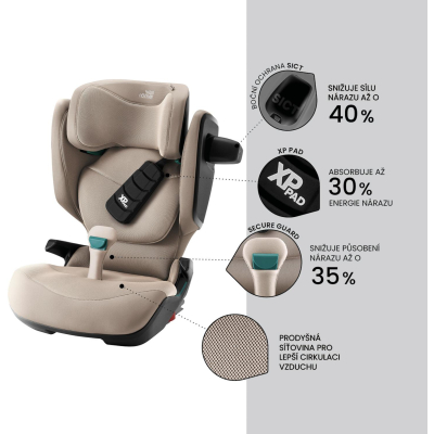 BRITAX Autosedačka Kidfix Pro Style, Sage Green