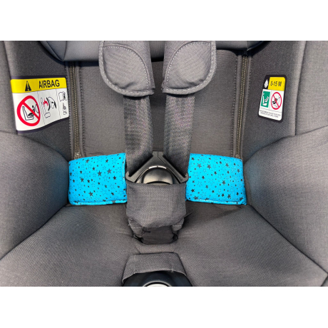 Vycpávky na bederní pás hvězdy tyrkys