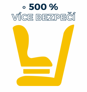 Protisměr je nejbezpečnější způsob přepravy dětí